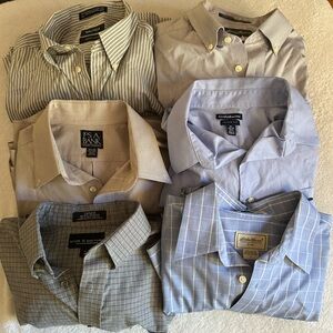 Lot of 6 Men’s Dress Shirts L/XL